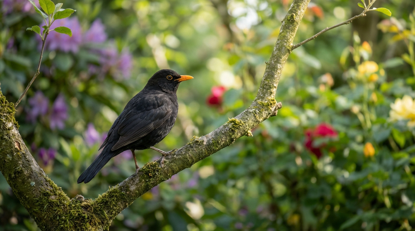 Identifier Un Oiseau Noir Au Jardin Les Esp ces Communes Identifier Un Oiseau Noir Au Jardin Les Esp ces Communes